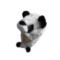 Hög kvalitet vintern Panda huvud plysch djur hatt