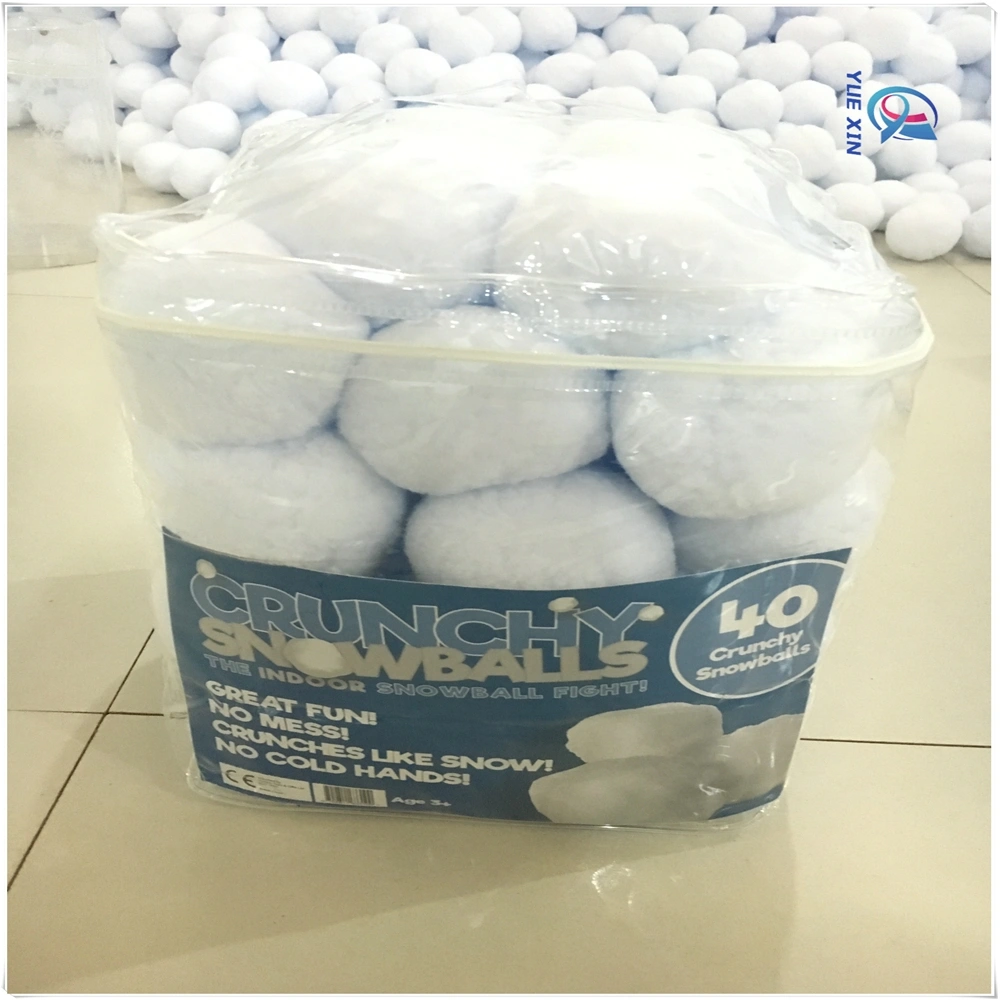 Fake Snowballs Toy Play Artificial Soft Throwable Fight Snow Balls