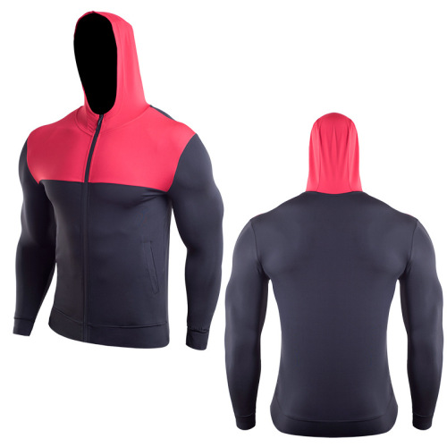 Бігуючі футболки Zip Up Fitness Gym Shirts