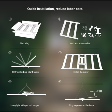 AGLEX 320W LM301B 660NM LED PLANT LUZ