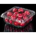 Caja de frutas y verduras rectangular transparente blister