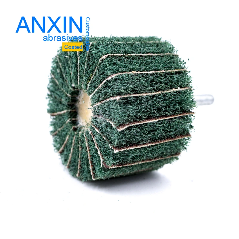 Nonwoven Flap Wheel with Sandcloth Interleaf for Polishing