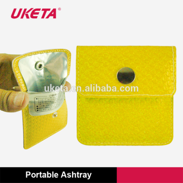 Portable Ashtray Customized Soft Ashtray Mobile Ashtray Mini Ashtray Pu Pocket Ashtray