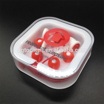 multi-color earphone, travel case earphones, custom oem earphone