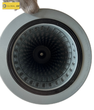 Excavator return oil filter element