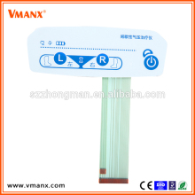 Light Weight and Small Volume Membrane Switch for Telecommunication Equipment