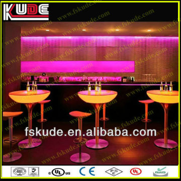 High quality 16 colors changing acrylic led table/LED bar table/led bar furniture