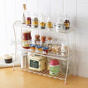 kitchen accessories spice shelf spice rack stand holder white KR12