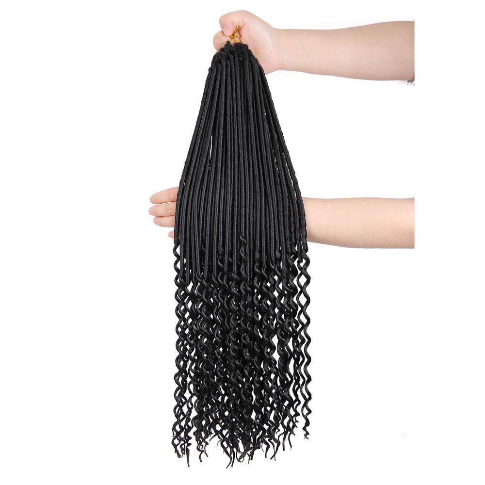 Aisi Hair Synthetic Afro Curly Long Dreadlocks Braid Hair Extension For Women Cheap Crochet Braid Hair