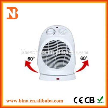 2015 high quality oscillating electric fan heaters 220V