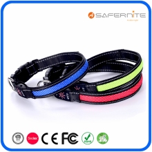 Christmas Flashing Nylon Dog Collar And Leash