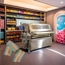 Sour Belt Candy Machine: Rainbow Gummy Sour Candy Dispenser