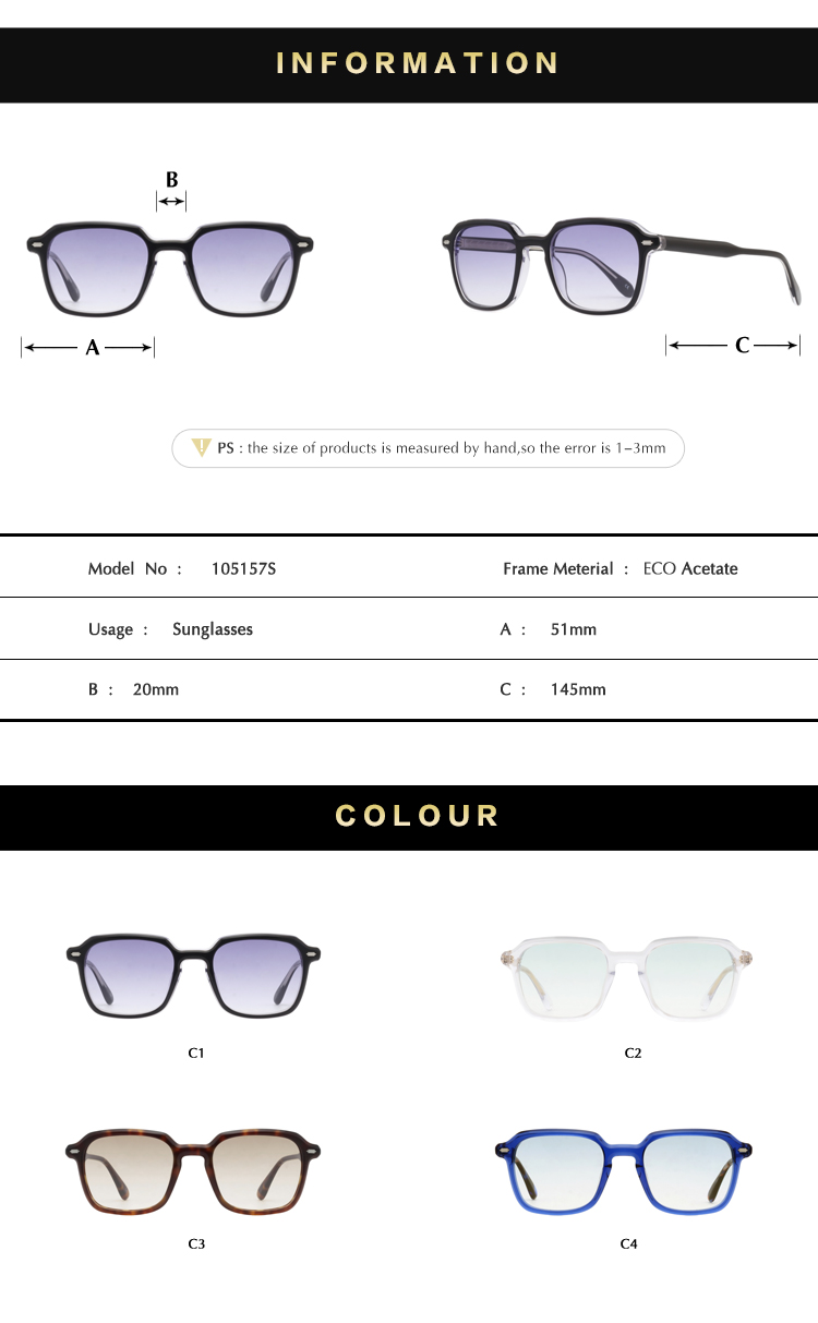  ECO Acetate Polarized Sunglasses