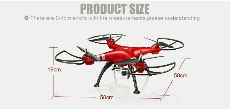 SYMA Professional Drone X8HG X8HW X8HC 2.4G 4CH RC Helicopter Drones 1080P 8MP HD Camera Quadcopter (SYMA X8C/X8W/ X8G Upgrade)