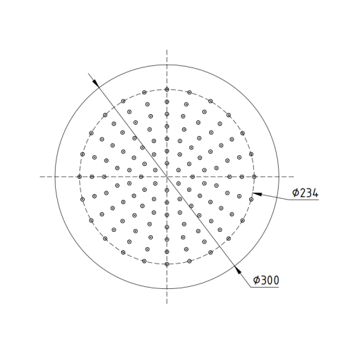 Soffione doccia rotondo da 12&quot;