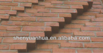 facade wall brick with multicolore