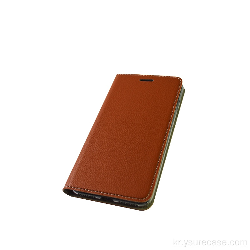 Ysure Ladies Genuine Leather Flip 휴대 전화 덮개