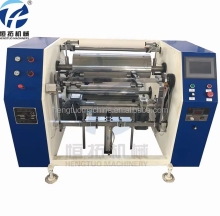 Double station aluminum foil rewinding machine