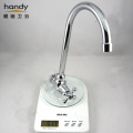 Customizable cross spiral single handle kitchen cold faucet