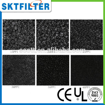 15PPI black foam filters