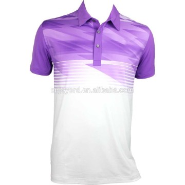 Custom made dri fit sublimation golf shirts, golf polo