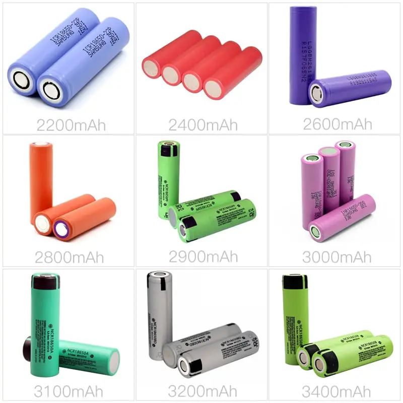 Rechargeable 2s3p 7.4V 18650 8700mAh/9000mAh/9300mAh/9600mAh Lithium Ion Battery Pack with BMS and Connector