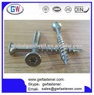 Stainless Steel Star Drive Wood Screw