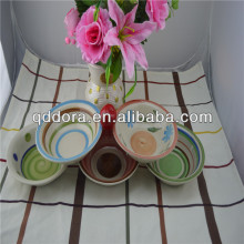 hand painted soup bowl