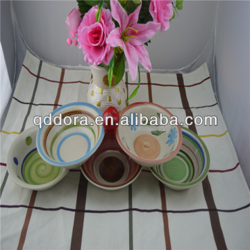 hand painted soup bowl