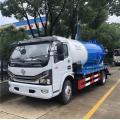 4x2 Dongfeng Diesel 6000L Truk Limbah Vakum