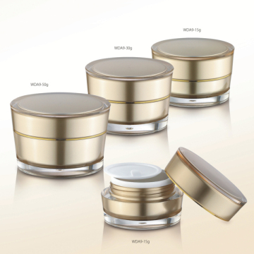 high quality color plastic cosmetic jars/cream jars cosmetic