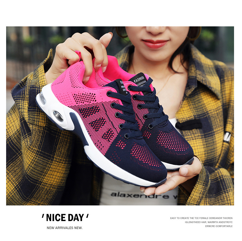 36-41 Breathable Casual Women's Sneakers Walking Sports Cushion Shoes for Women Anti-slip Sport Running Sneakers