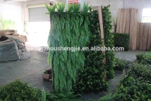 SJ0401207 Indoor decoration leaf wall hedge/leaf plastic hedge