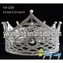 Imitation Pearls Full Round Crown For Mom