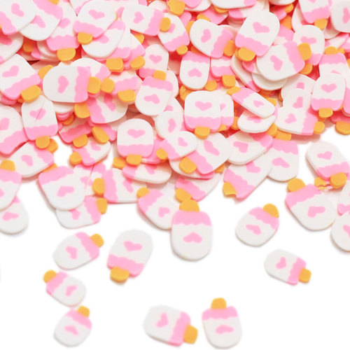 500g Polymer Clay Slices Heart Popsicle Nail Art Lollipop Slices Addition For Slime Filler Accessories Supplies Additive