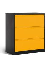 Metal 3 Drawers Laterial File Cabinets