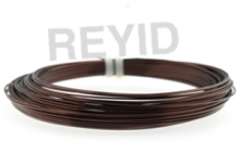 Colour Wire, Copper, 20 ga. Color: Brown