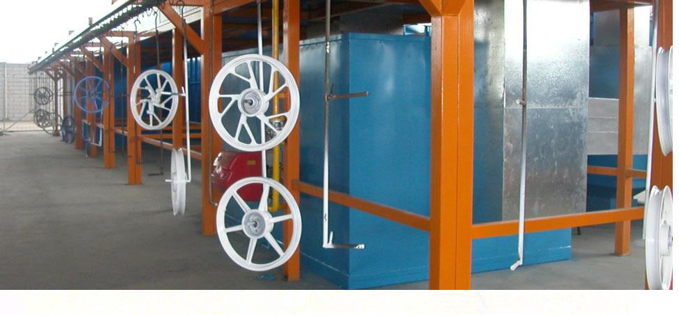 Dây chuyền sơn bột kim loại metal powder coating line