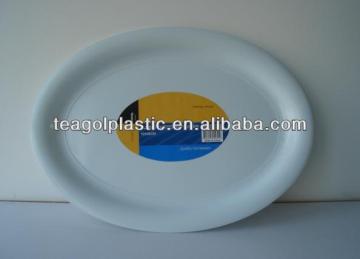 Plastic platters white 52x37cm TG22580