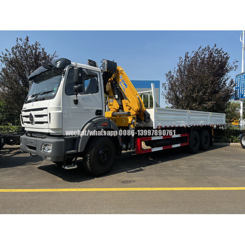 BEIBEN 6X4 Truck Mounted XCMG SQZ200 8T Crane