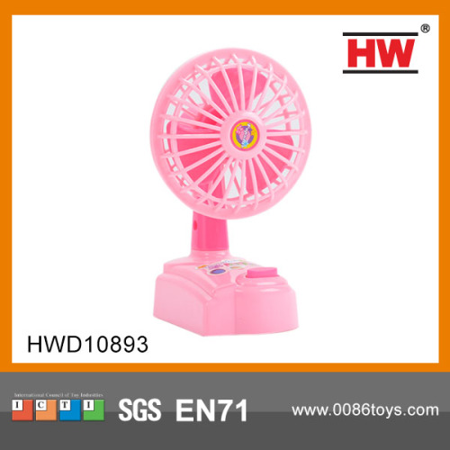 Juguete de plástico rosa Mini ventilador para los niños