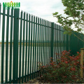 Cheap safety galvanized then welding steel palisade fencing