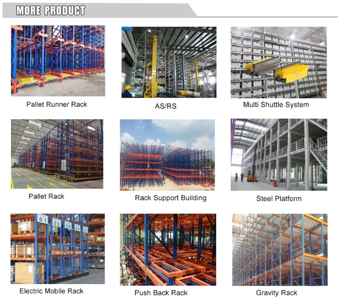 USA Popular Heavy Duty Adjustable 76.2mm Teardrop Pallet Rack