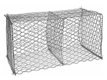 Double twisted gabion basket