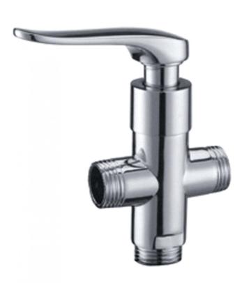 Kitchen sink angle valve with aerator