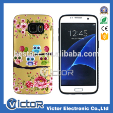 Gold electroplating cellphone case for Samsung s7 edge