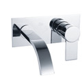 Morden style wall-mount square concealed basin mixer taps