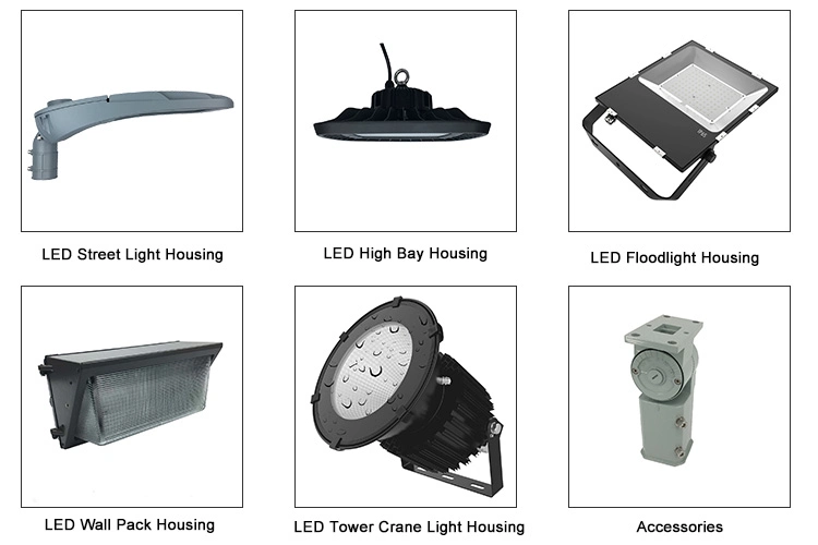 Exterior LED Floodlight Shell Mlt-Flh-CS-II