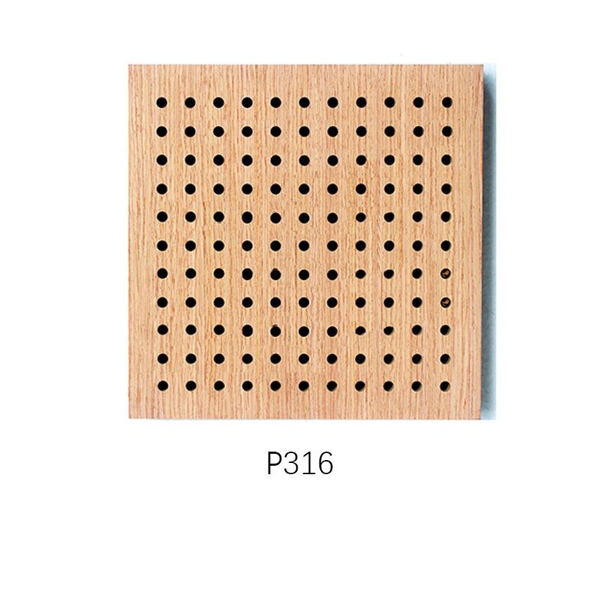 2019 Trending Products Timber Wood Wooden Perforated Acoustic Wall Decoration Panel