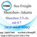 Shenzhen Ocean Freight à Jakarta